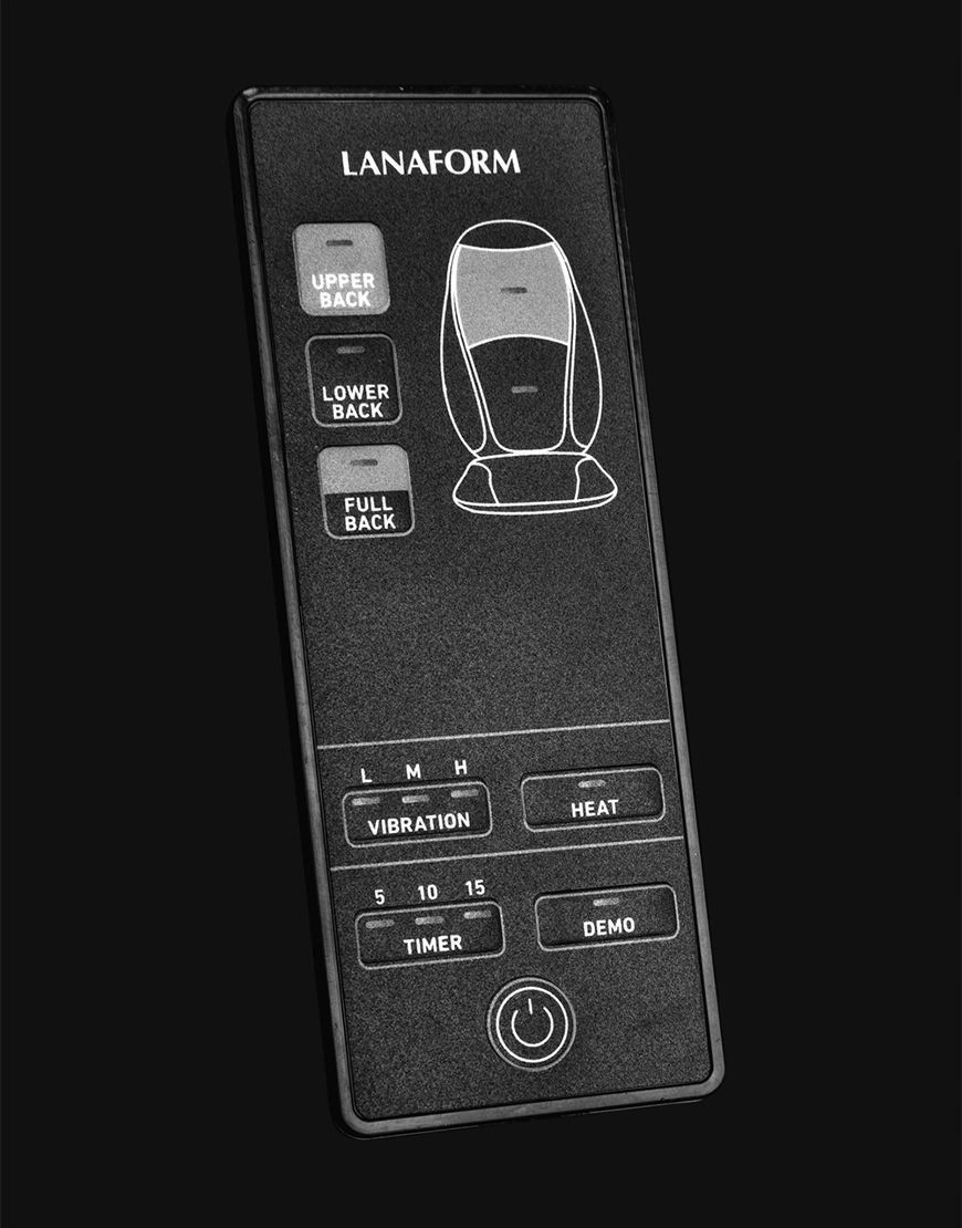 фото Масажна накидка на крісло Lanaform Shiatsu Massager