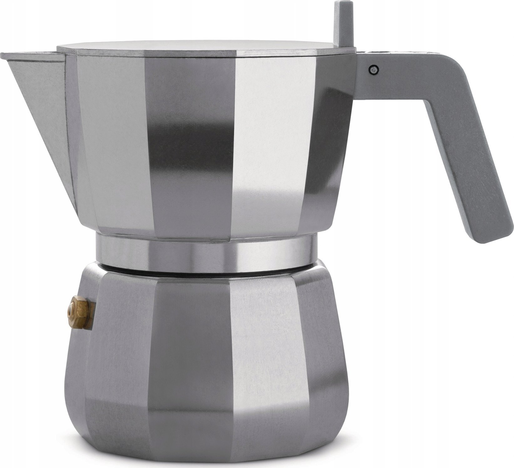 фото Кавоварка гейзерна Alessi Coffee Maker Moka Silver (DC06/3)