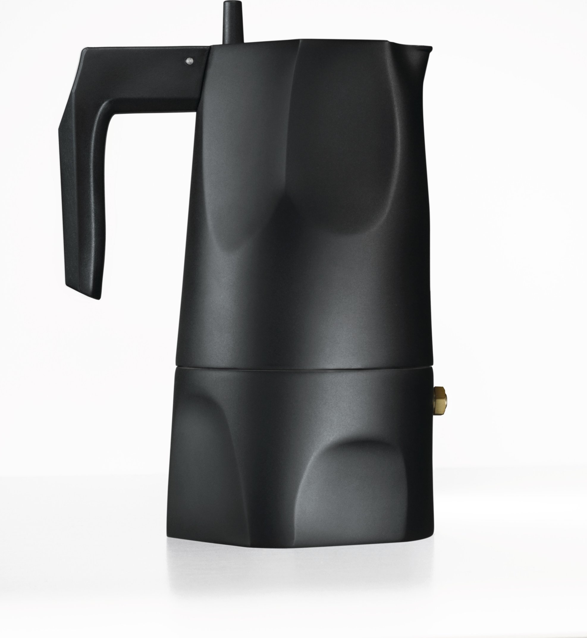 фото Кавоварка гейзерна Alessi Coffee Maker Moka Black (MT18/3B)