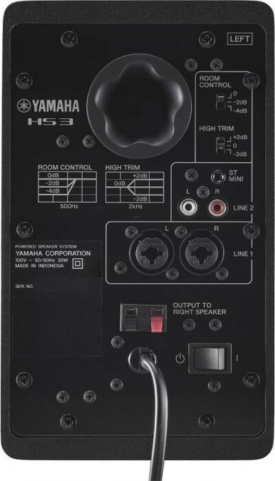 фото Студійний монітор (пара) Yamaha HS3 Black