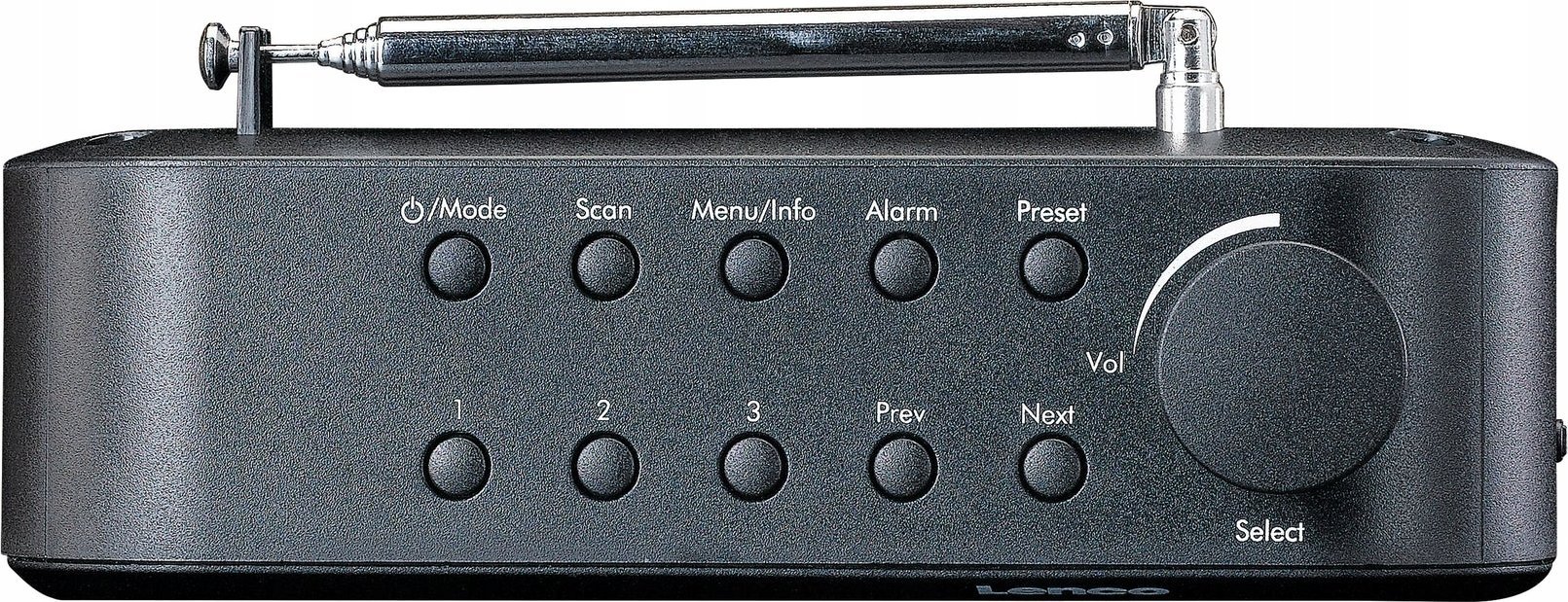 фото Радіоприймач Lenco PDR-026BK