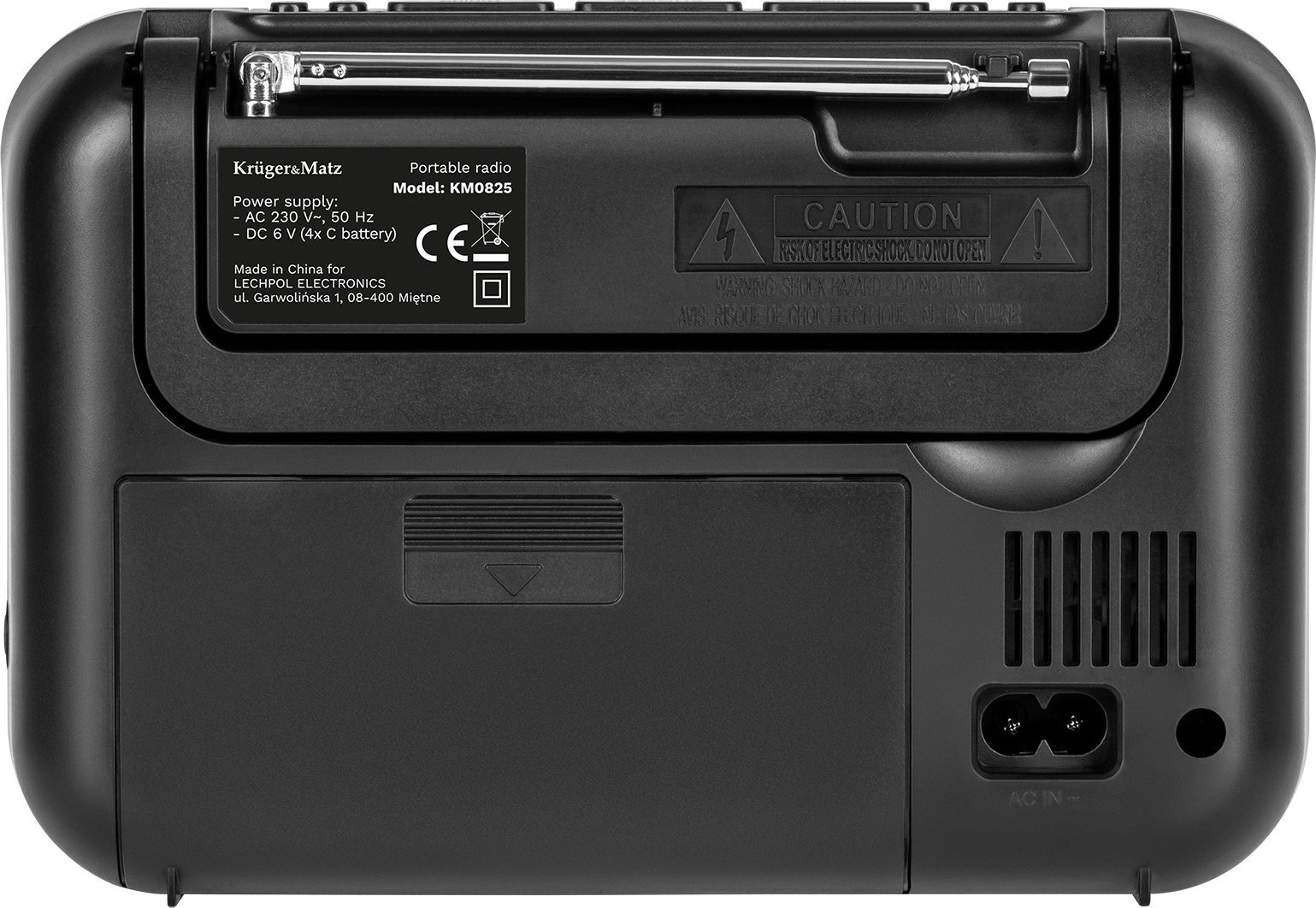 фото Радіоприймач Kruger&Matz KM0825 Black