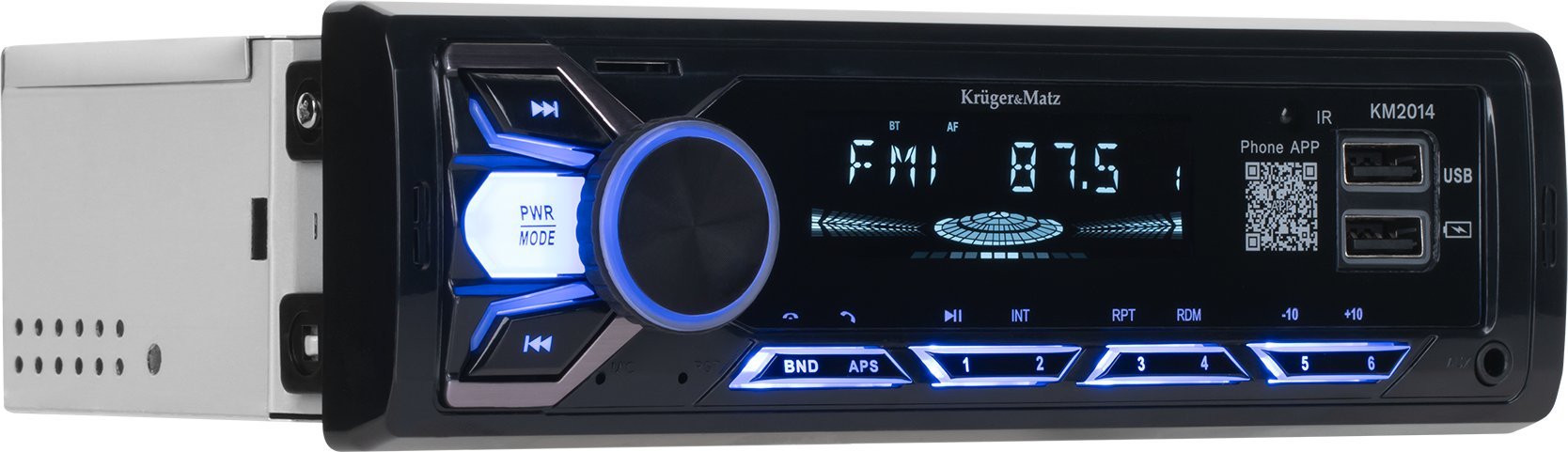 фото Бездискова MP3-магнітола Kruger&Matz KM2014