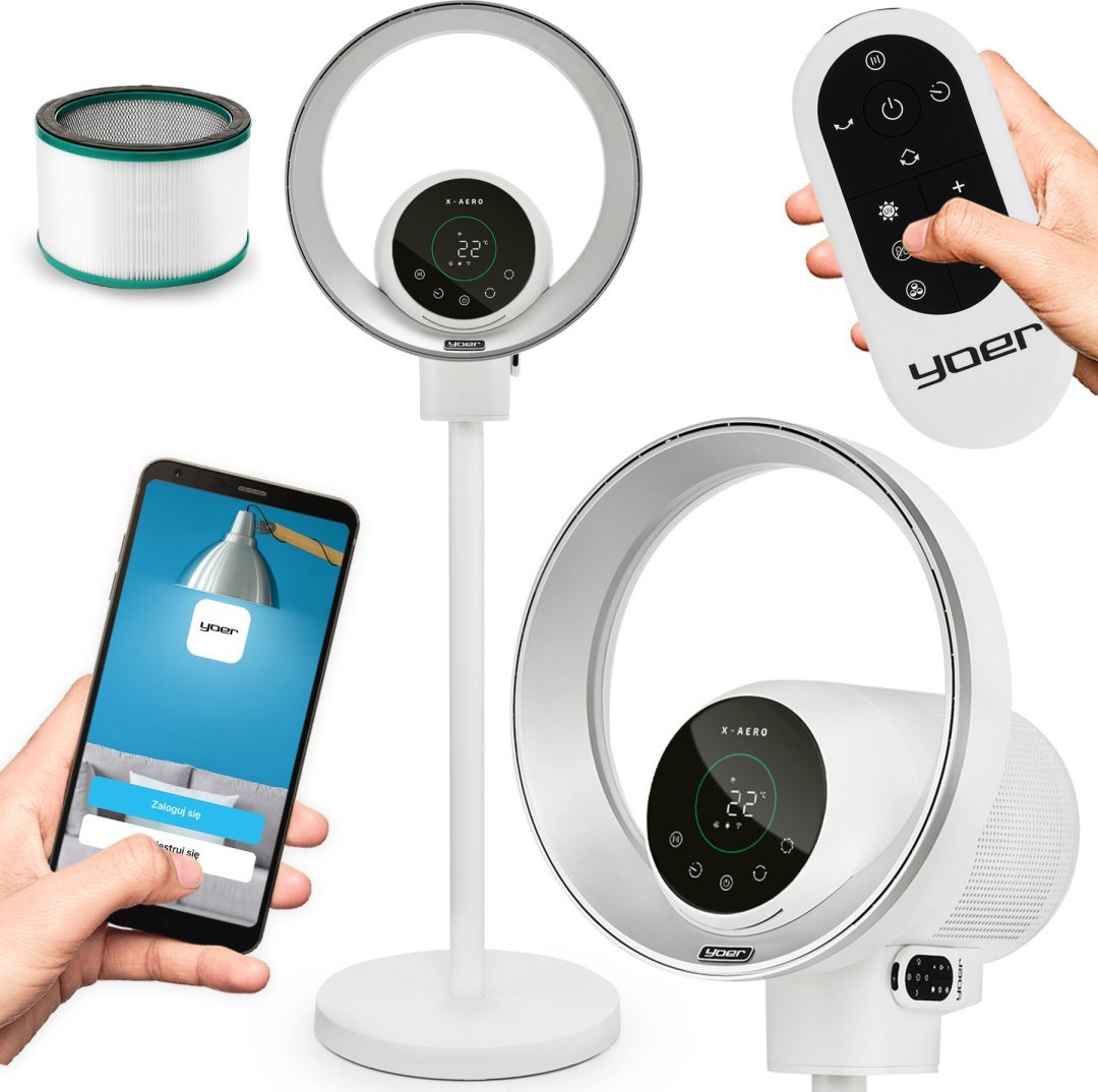 фото Вентилятор підлоговий Yoer BLF01W