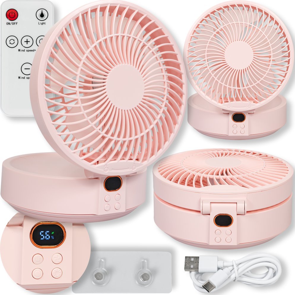 фото Портативного безпровідного вентилятора Heckermann