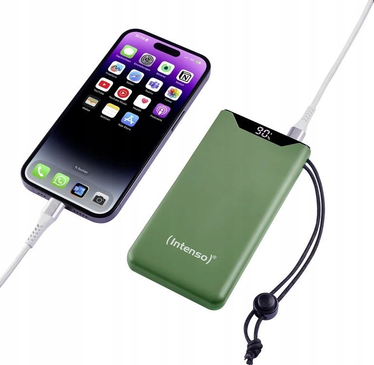 фото Зовнішній акумулятор (павербанк) Intenso F10000 10000 mAh Green (7332037)