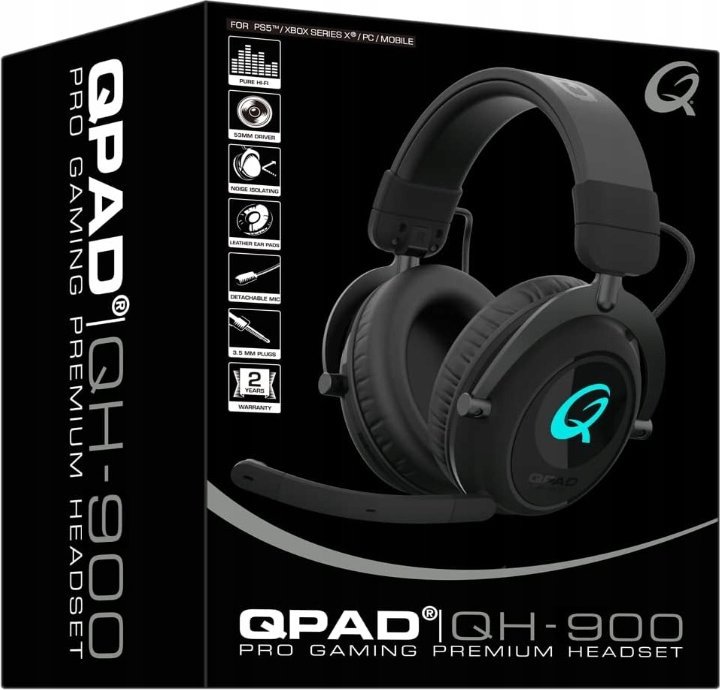 фото Навушники з мікрофоном Qpad QH900