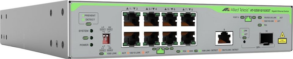 фото Комутатор некерований Allied Telesis AT-GS910/10XST-50