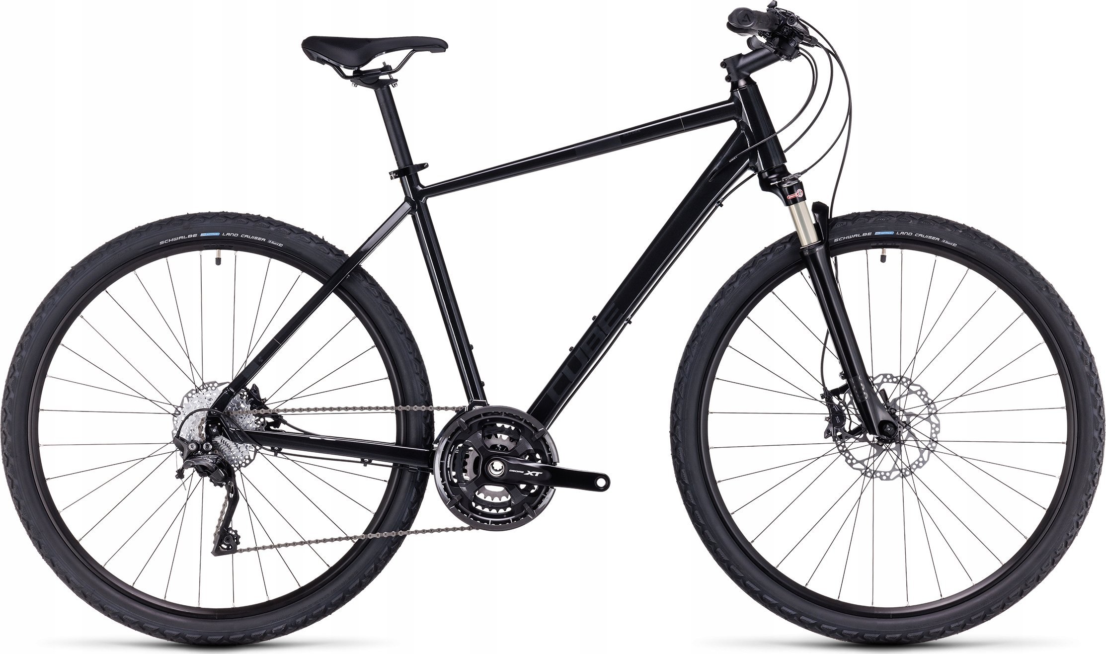 фото Велосипед гібрид Cube Nature SLX 2023 M Black