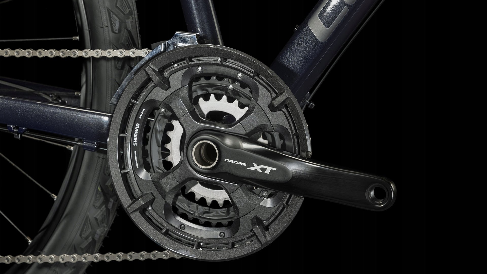 фото Велосипед гібрид Cube Nature SLX 2023 M Black