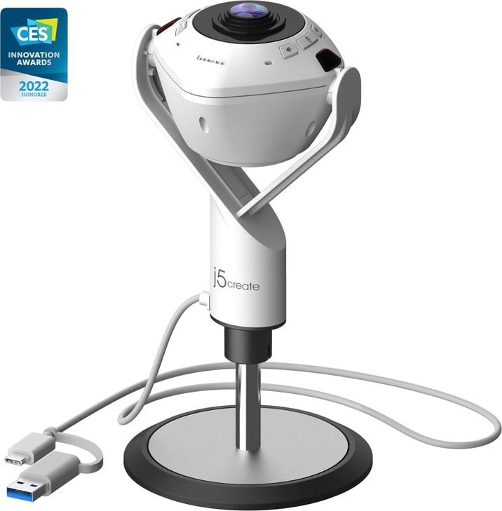 фото Веб-камера j5create 360 AI-Powered Webcam (JVU368-N)