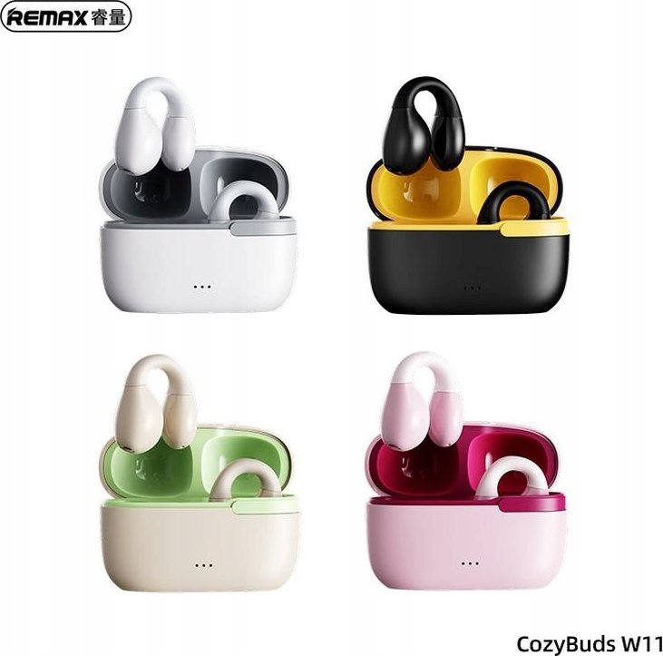 фото Навушники TWS Remax W11 Black/Yellow