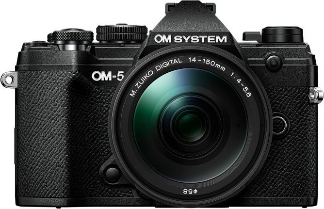 фото Бездзеркальний фотоапарат Olympus OM-5 Black Kit (V210021BE000)