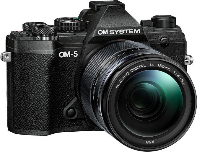 фото Бездзеркальний фотоапарат Olympus OM-5 Black Kit (V210021BE000)