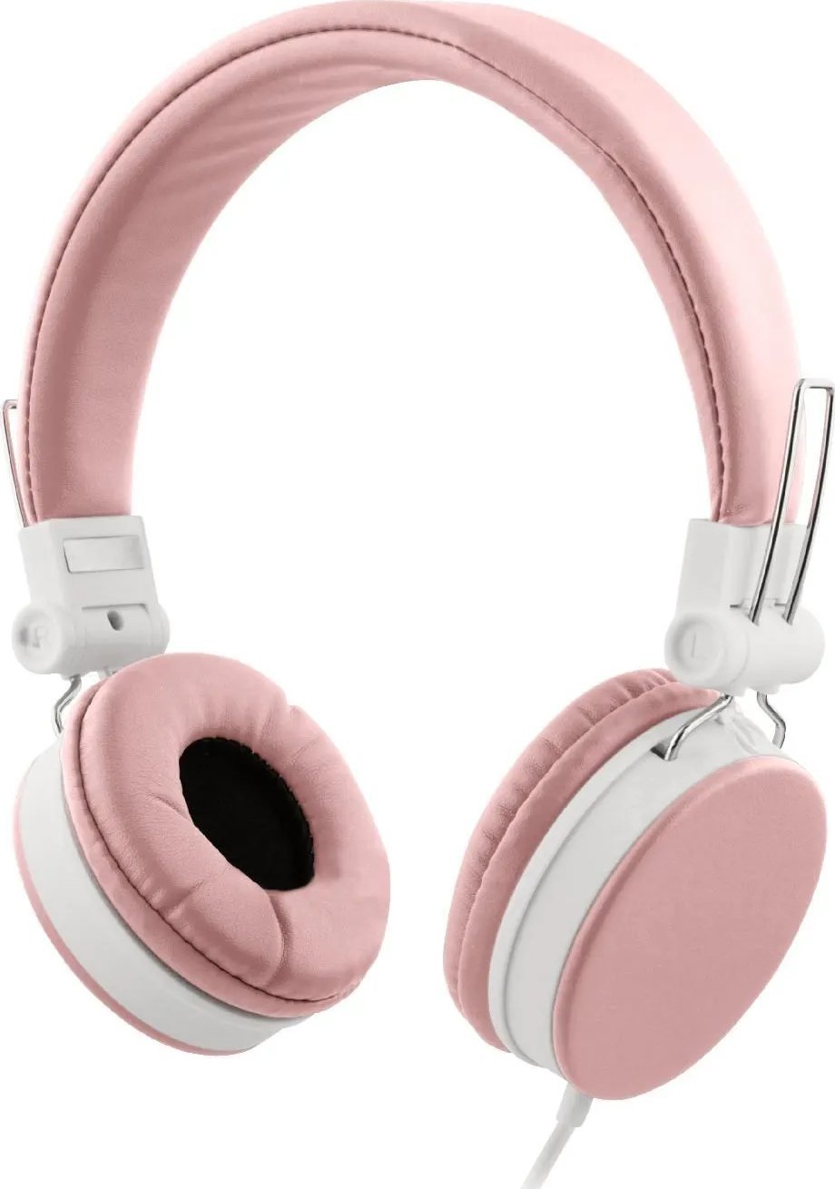 фото Навушники з мікрофоном Streetz HL-W202 Pink