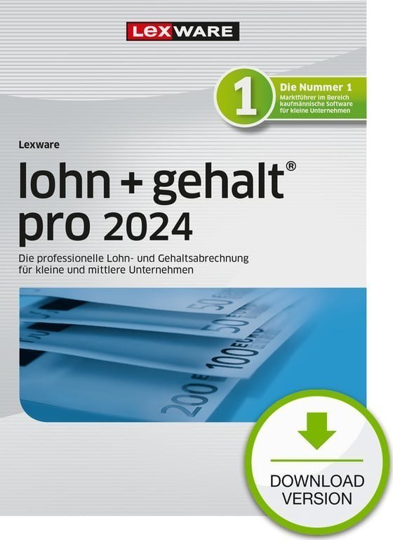 Program Lexware LEXWARE ESD lohn+gehalt pro 2024ABO Version