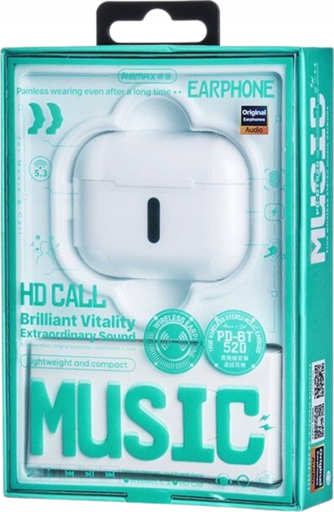 фото Навушники TWS Remax PD-BT520 White