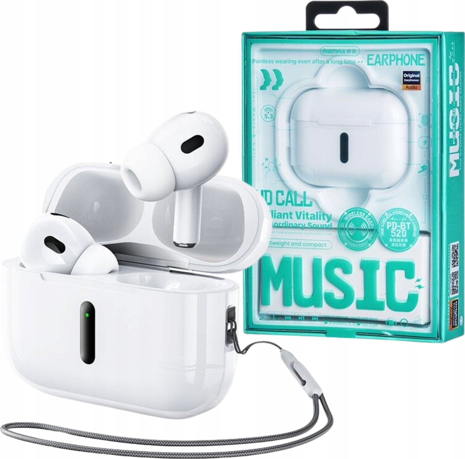 фото Навушники TWS Remax PD-BT520 White