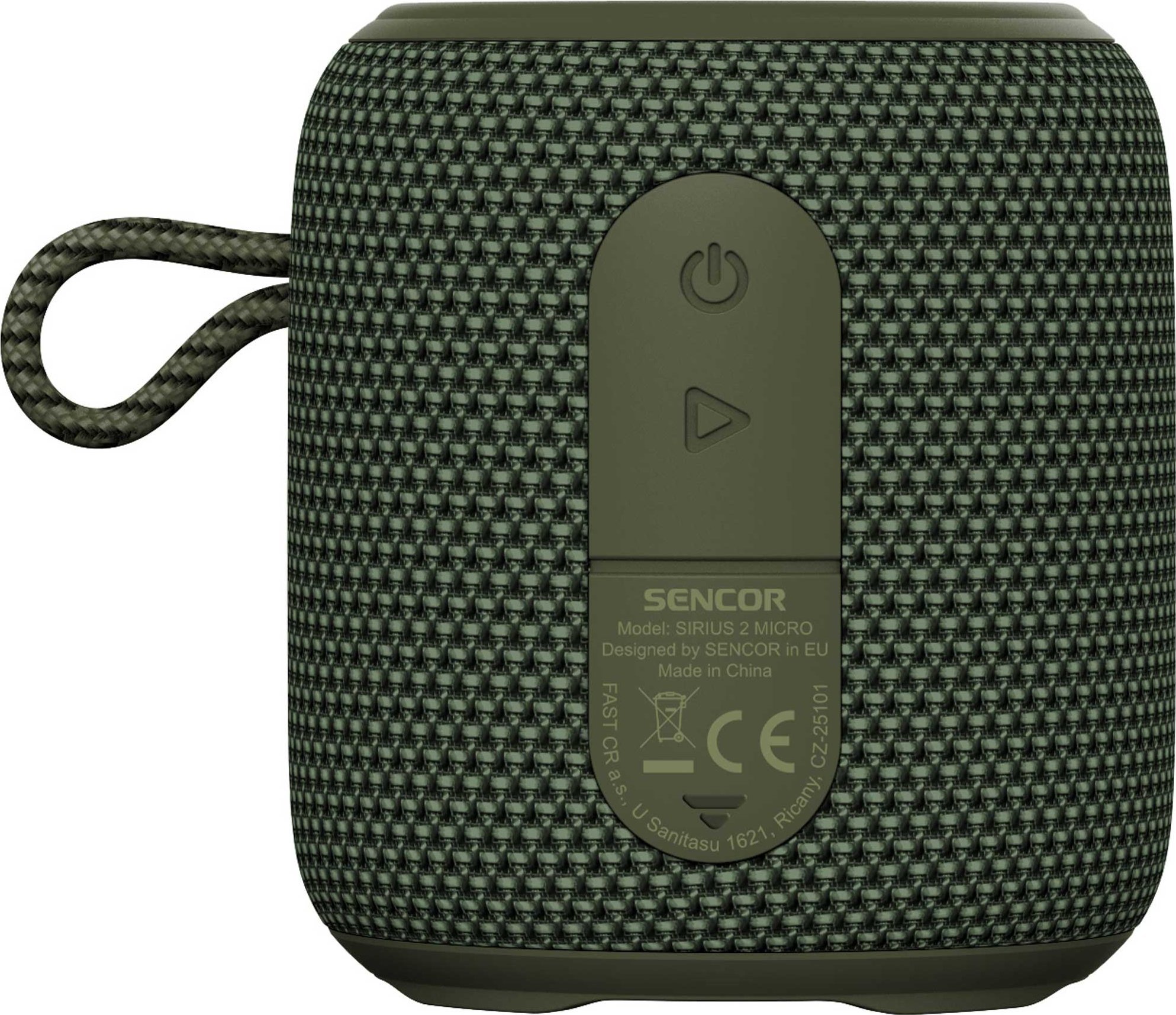 фото Портативна колонка Sencor Sirius 2 Micro Olive