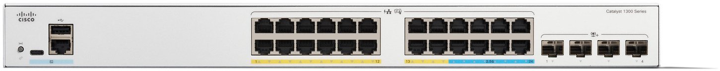 фото Коммутатор управляемый уровня 2 Cisco Catalyst C1300-24MGP-4X