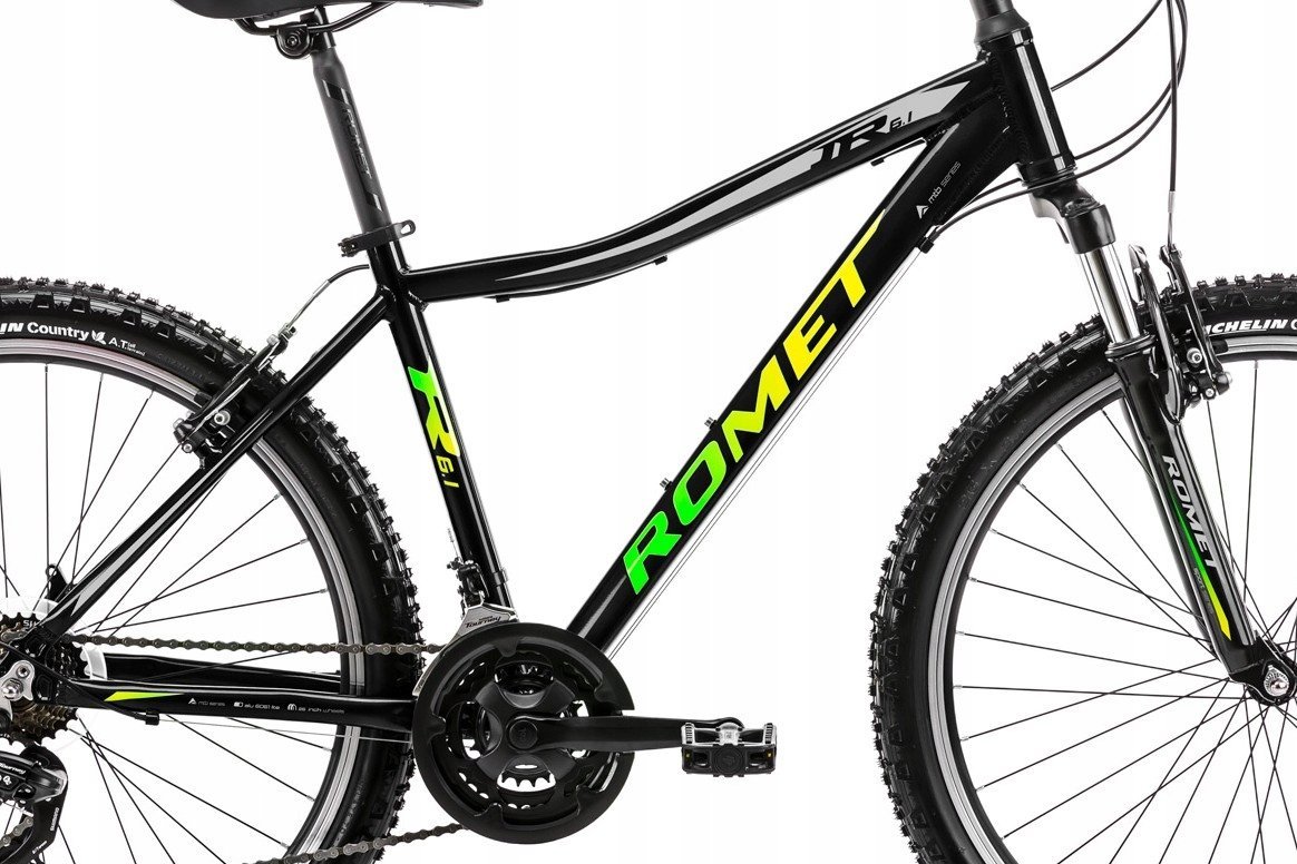 фото Велосипед гірський (МТБ) Romet Rambler R6.1 JR 19 2024 L Black/Green