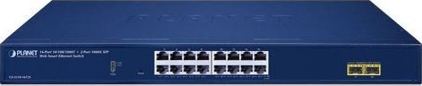 фото Комутатор некерований Planet GS-2210-16T2S