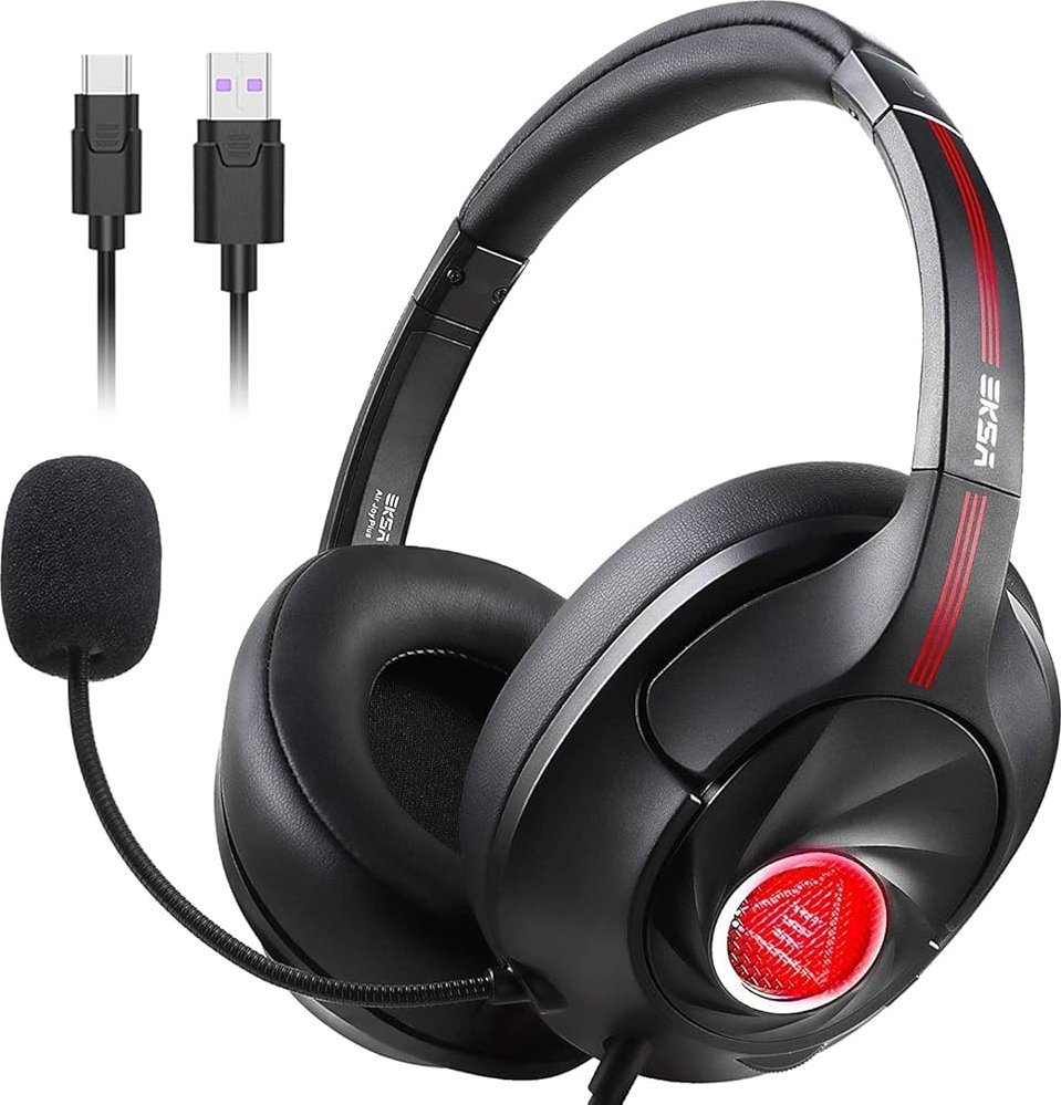 фото Навушники з мікрофоном Eksa E3Z Air Joy Plus Black