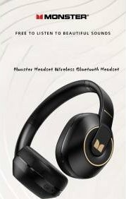 фото Навушники з мікрофоном Monster XKH01 Black