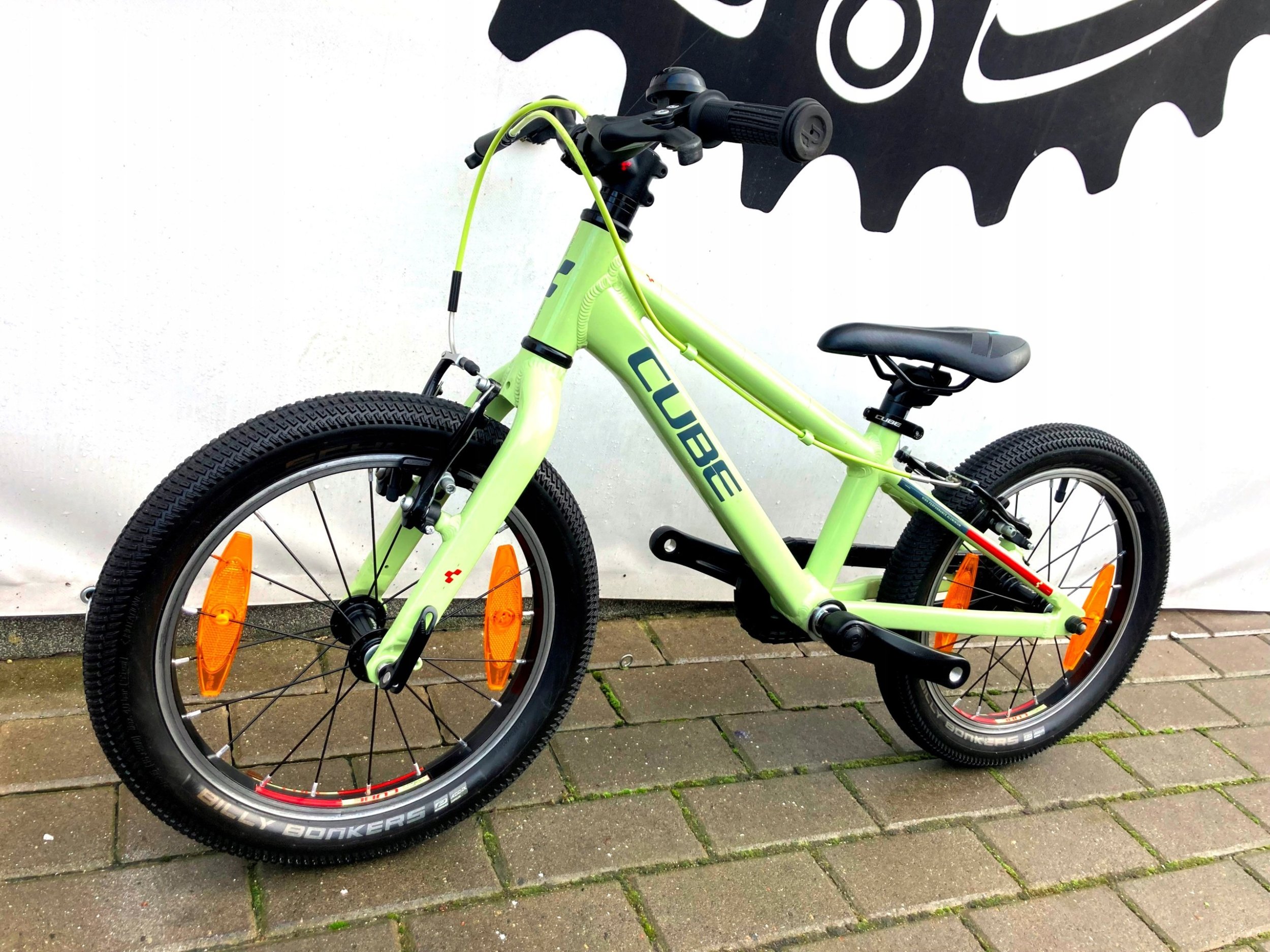 фото Дитячий двоколісний велосипед Cube Cubie 160 RT Green