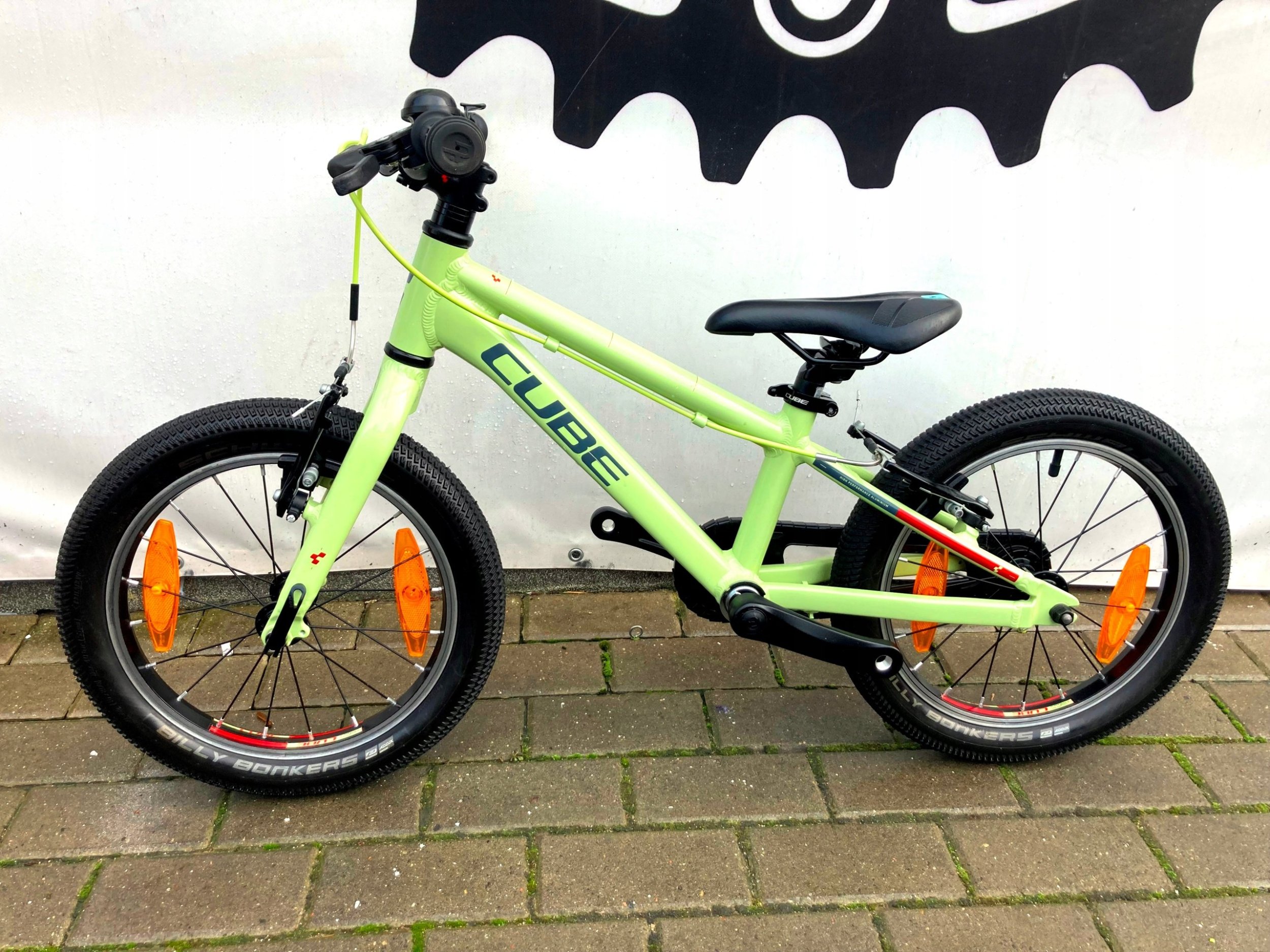 фото Дитячий двоколісний велосипед Cube Cubie 160 RT Green