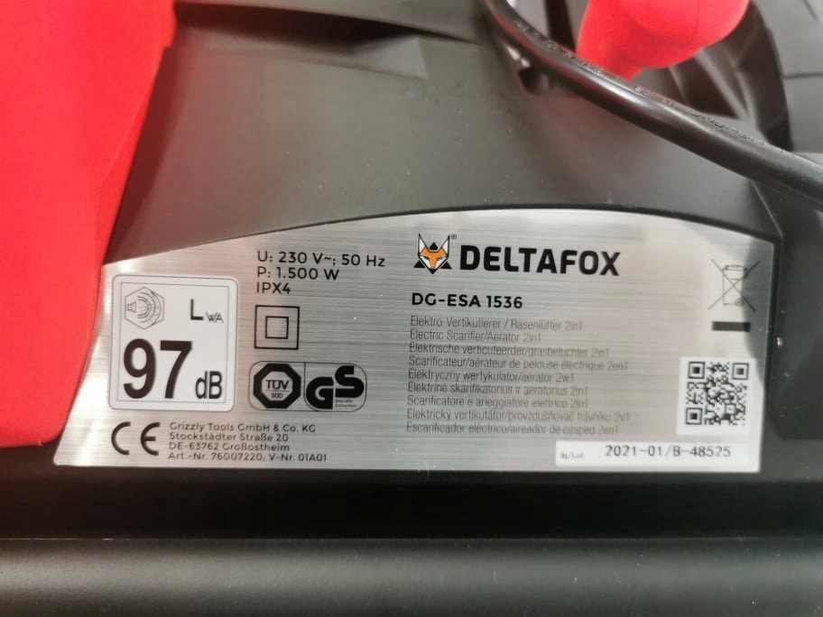 фото Аератор-скарифікатор Powerplus POWXG7513