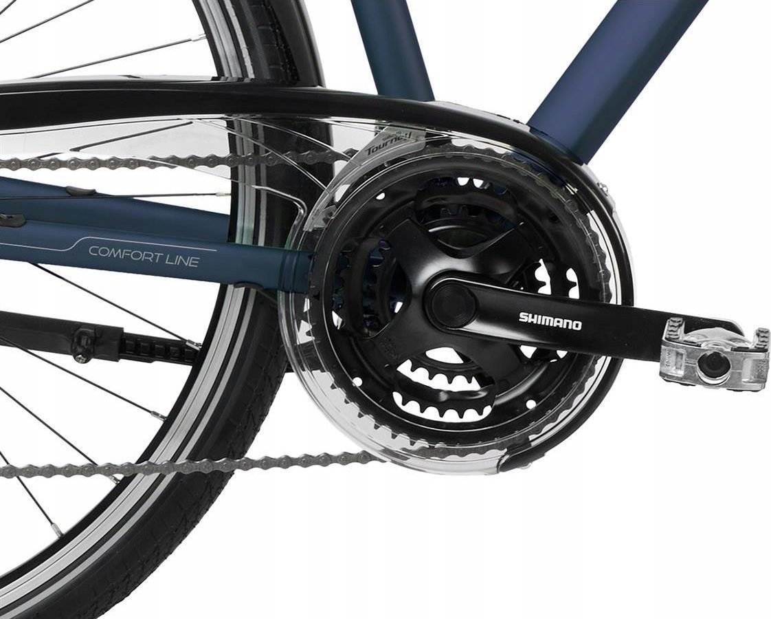 фото Велосипед гібрид Romet Wagant 5 28 2023 XL Navy Blue/Silver