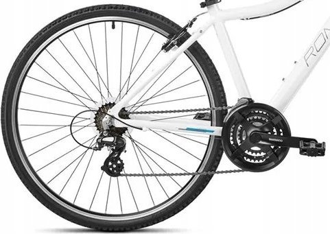 фото Велосипед гібрид Romet Orkan D 28 2023 L White/Grey