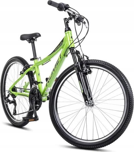 фото Дитячий двоколісний велосипед Romet Rambler 24 2024 Green/Graphite