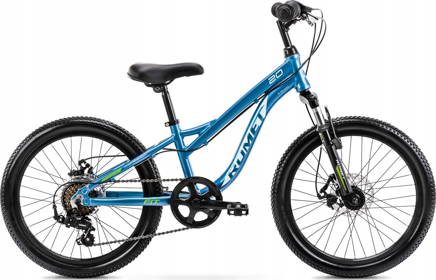 фото Дитячий двоколісний велосипед Romet FIT 20 2024 Небесно-Срібний