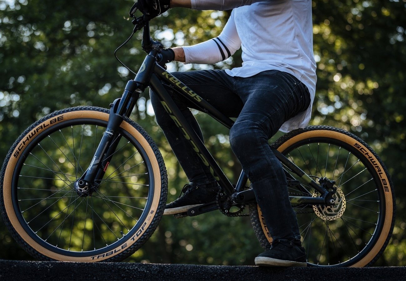 фото Дитячий двоколісний велосипед Romet DIRT 24 2024 Black/Blue