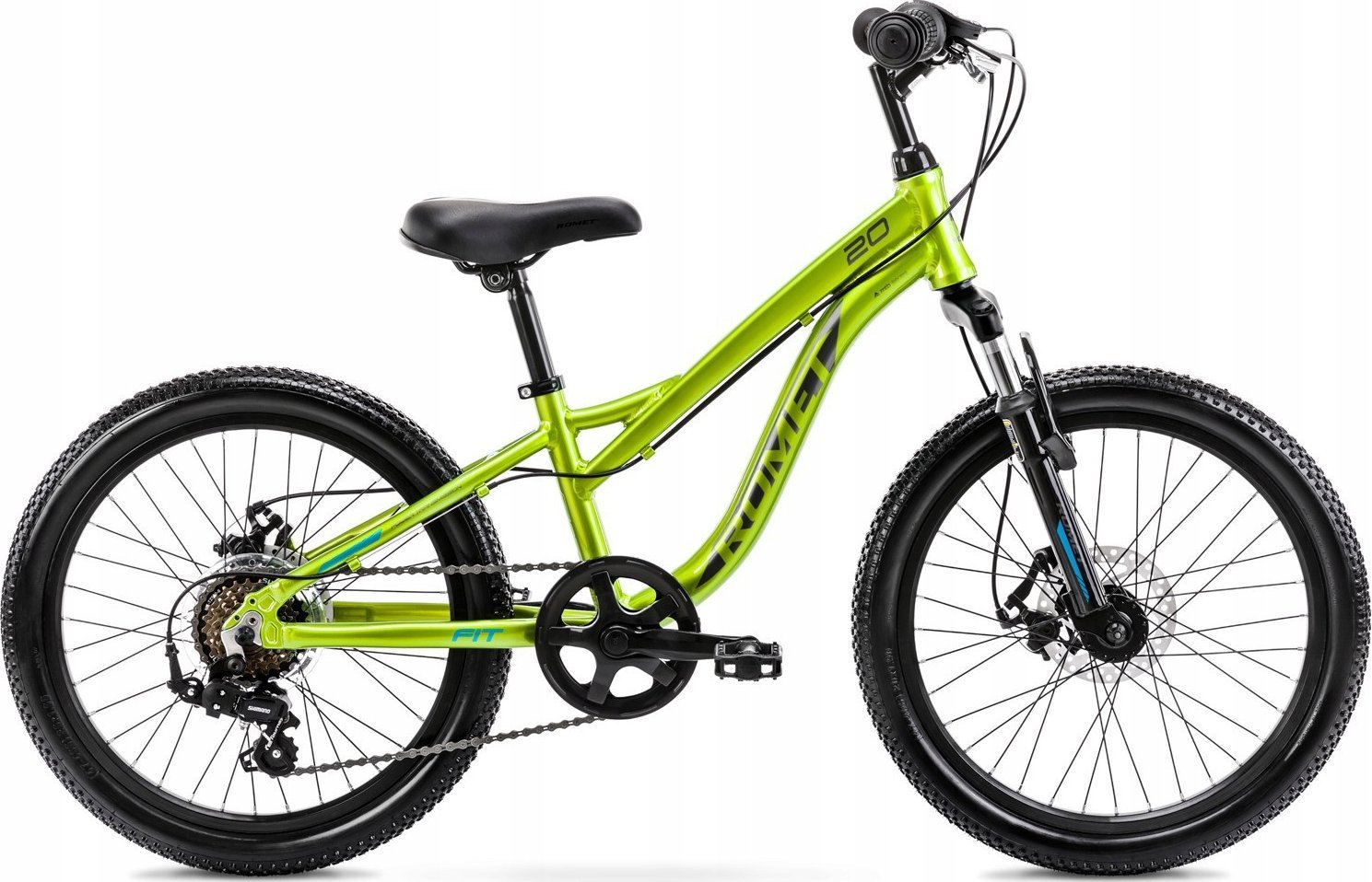 фото Дитячий двоколісний велосипед Romet FIT 20 2024 Аквамарин/Графіт