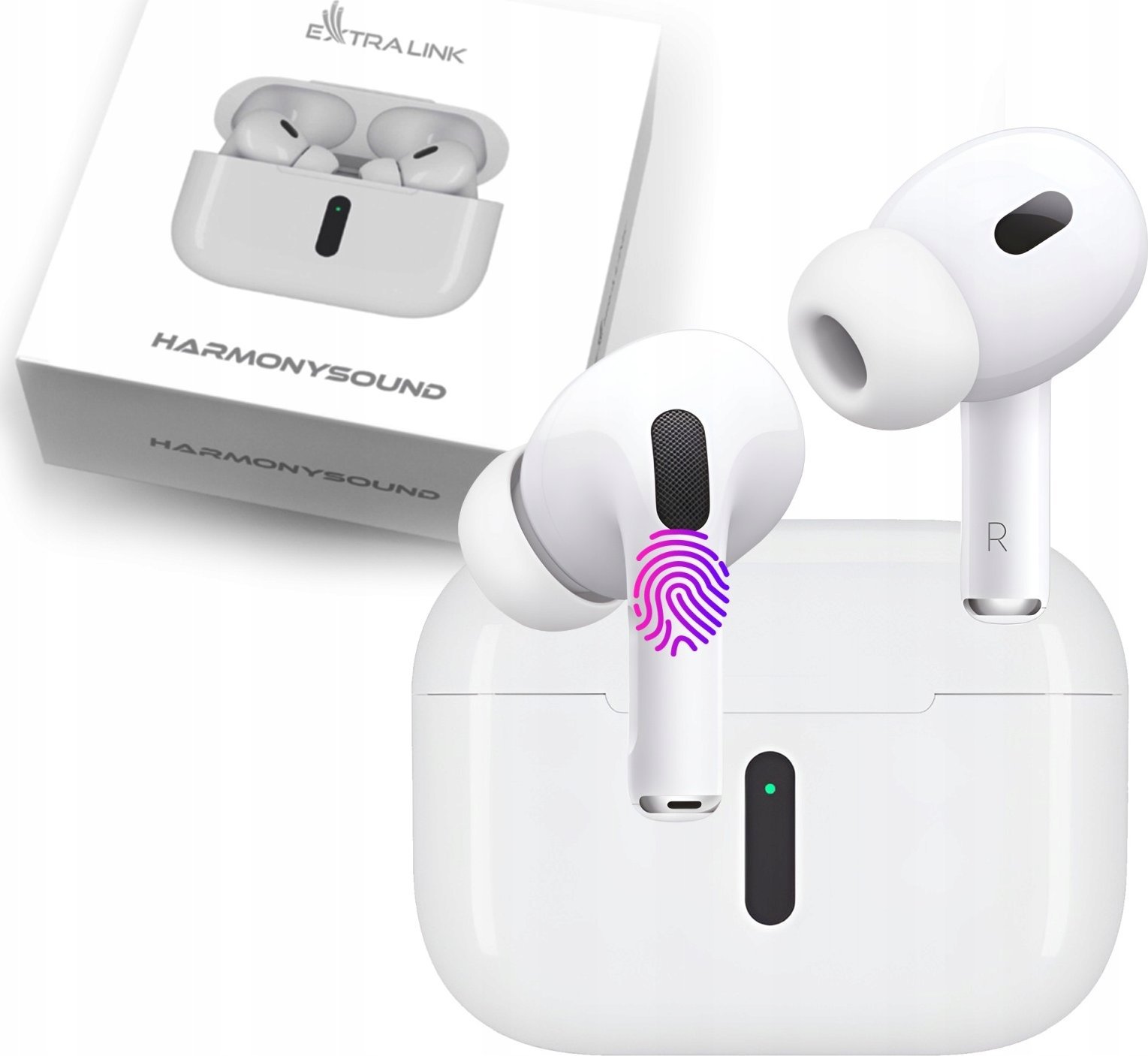 фото Навушники TWS Extralink Lifestyle Harmonysound V1.0 White