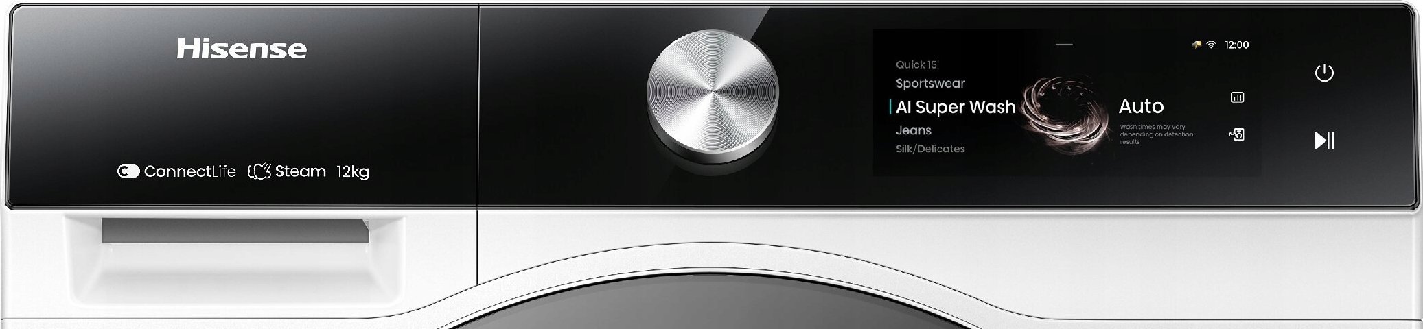 фото Пральна машина автоматична Hisense WF7S1247BW