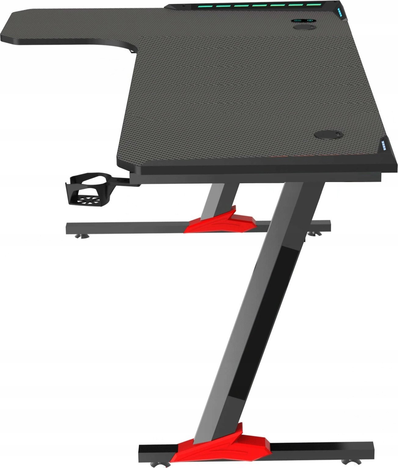 фото Геймерський ігровий стіл Cortek SKY L-Shape Black