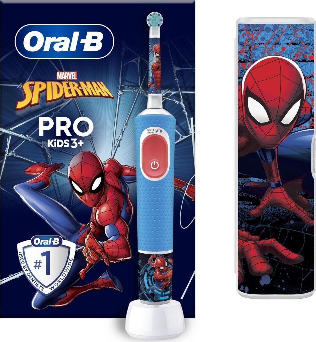 фото Електрична зубна щітка Oral-B Kids Spider-Man D103.413.2KX Special Edition