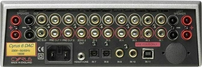 фото Інтегральний підсилювач Cyrus 6 DAC Quartz