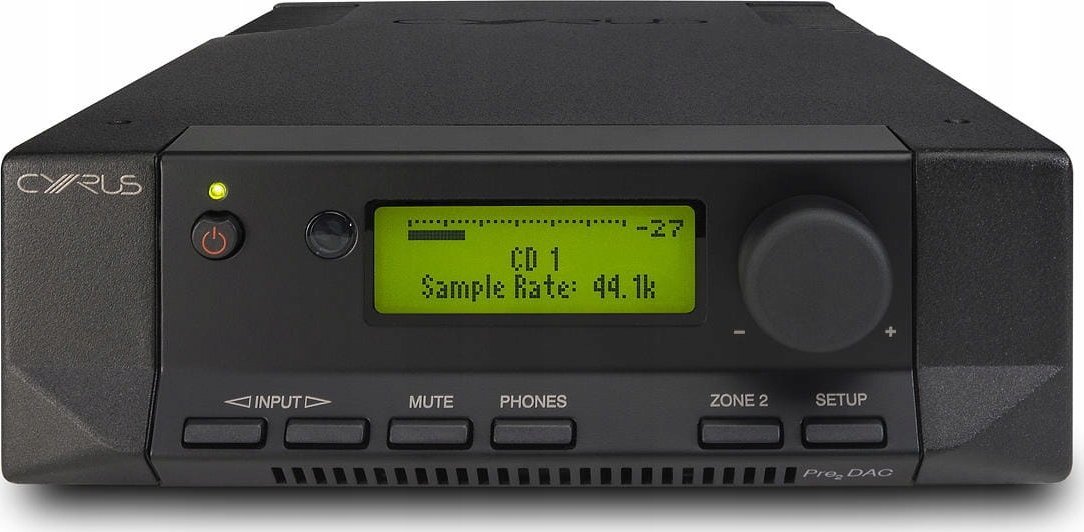 фото Інтегральний підсилювач Cyrus PRE2 DAC B Black