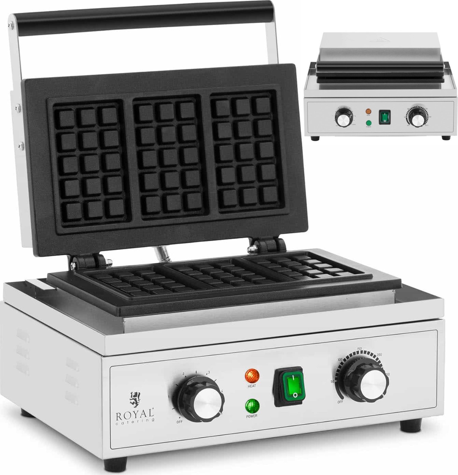 фото Вафельниця Royal Catering Teflon 1500W (10012898)
