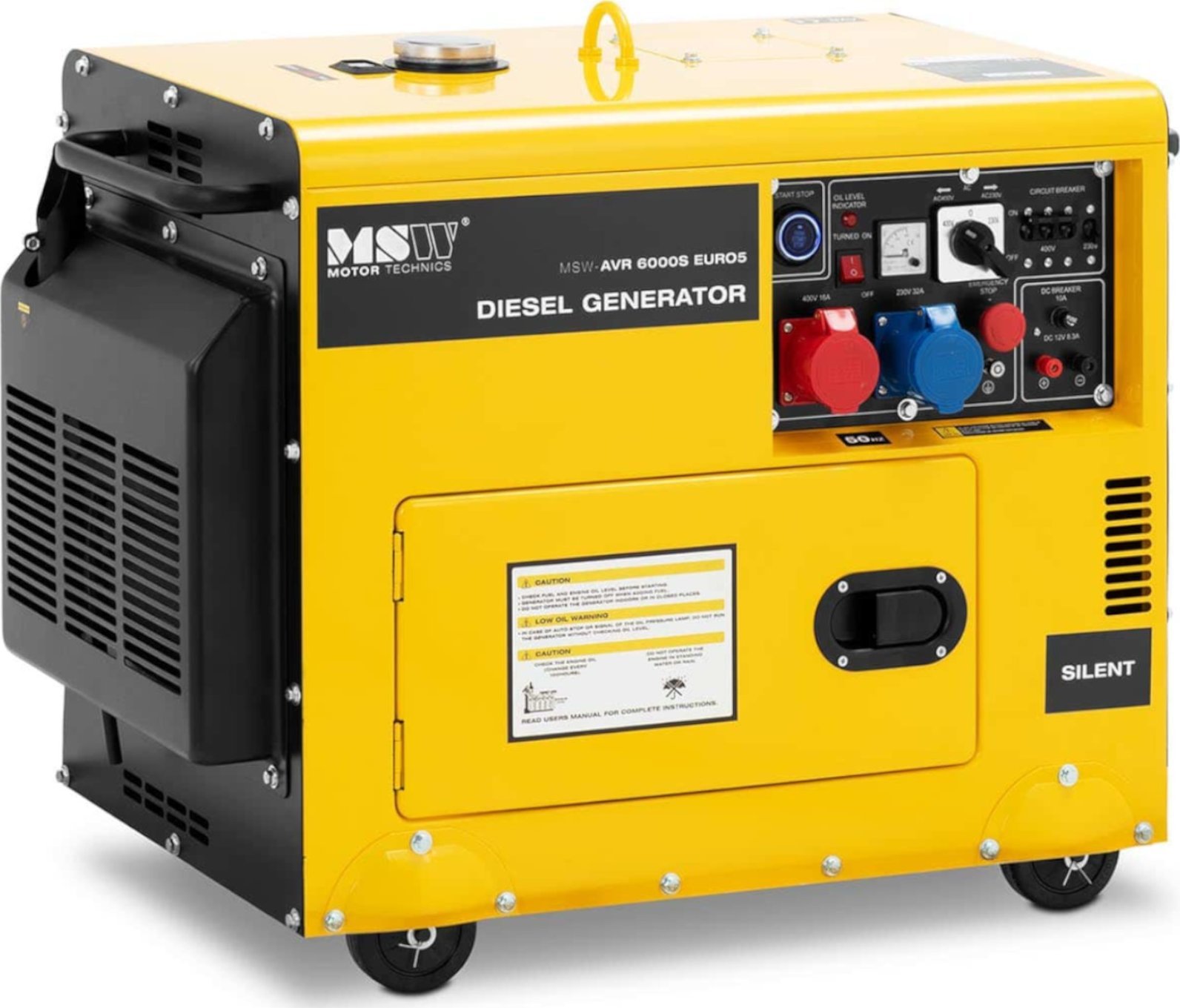 фото Дизельний генератор MSW 240/400 V 6000 W AVR (10062300)