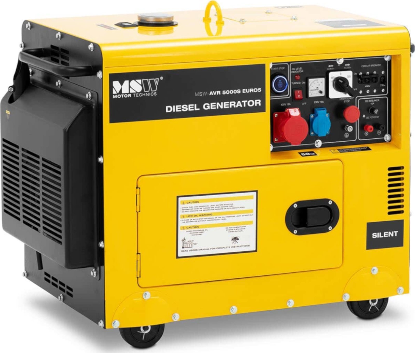 фото Дизельний генератор MSW MSW-AVR 5000S Euro5 (10062299)