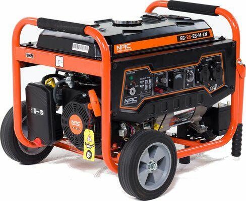 фото Бензиновий генератор Nac GG-28-ES-M-LN