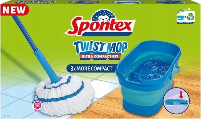 фото Набір для прибирання Spontex Twist Ultra Compact (19800236)