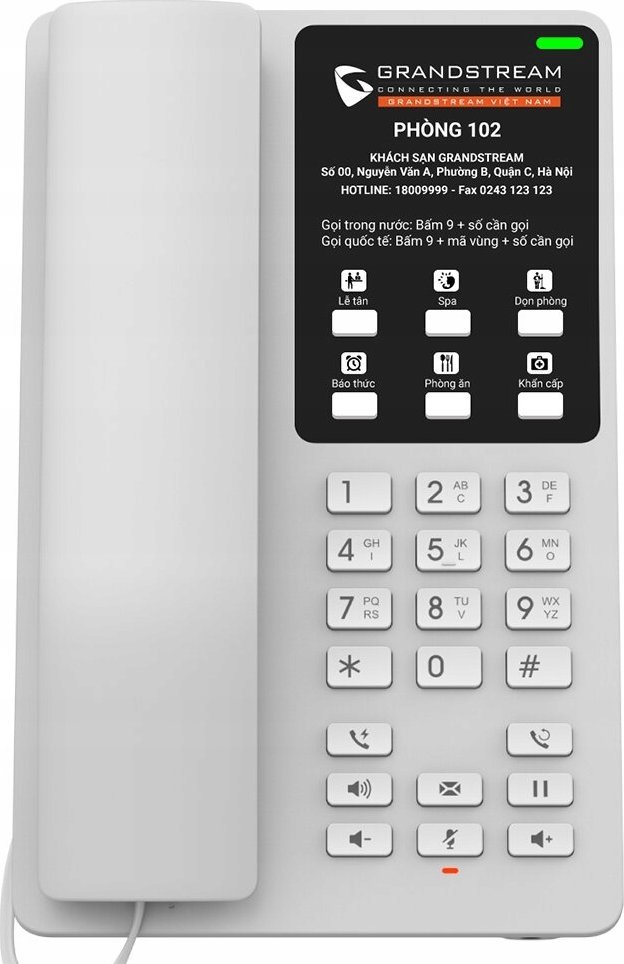 Telefon GrandStream Grandstream GHP620 White