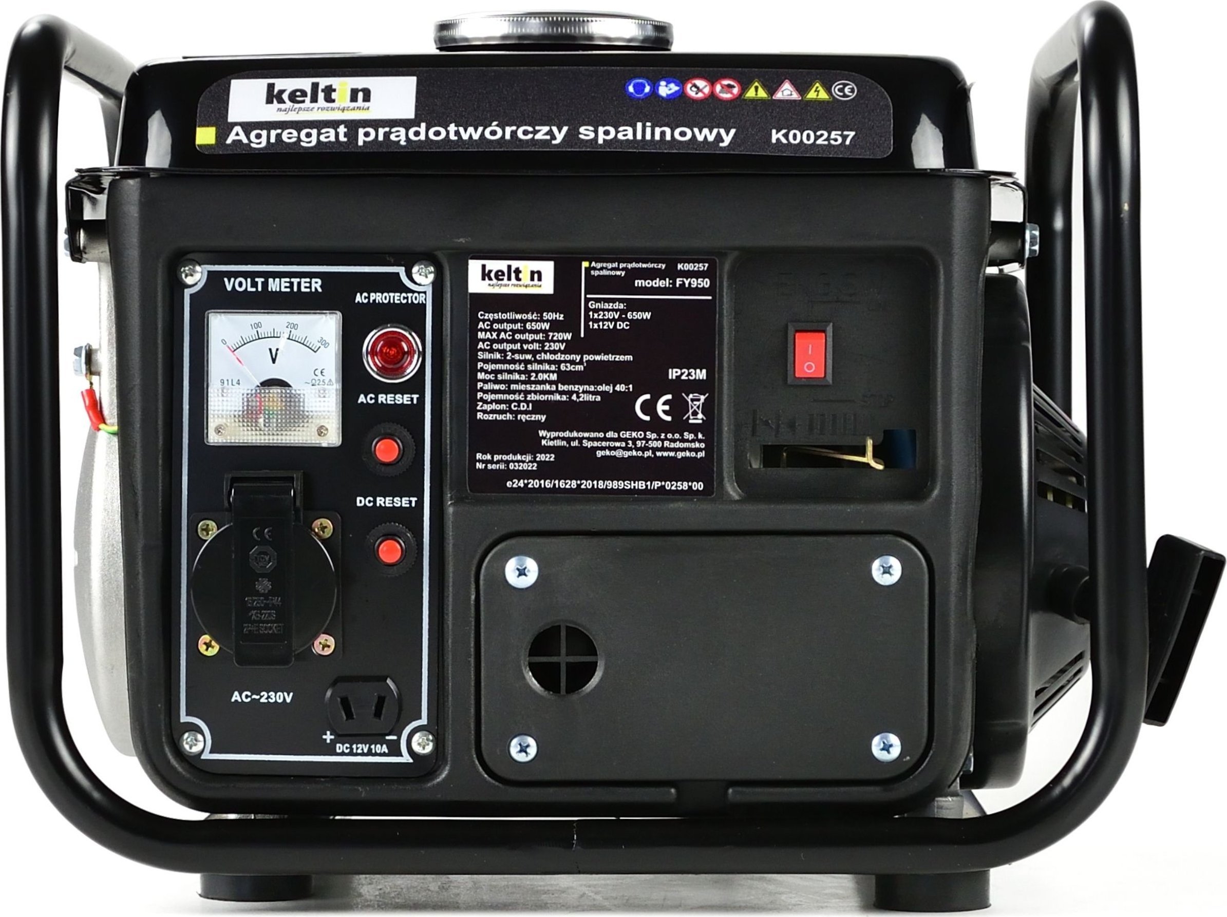 фото Бензиновий генератор Keltin FY950